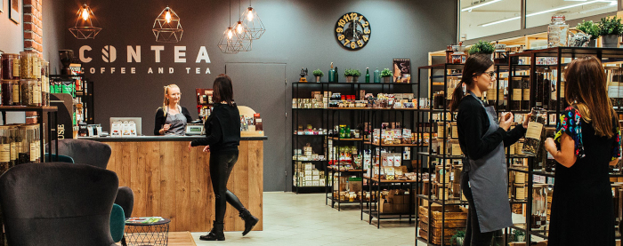 Sklep z kawą i herbatą